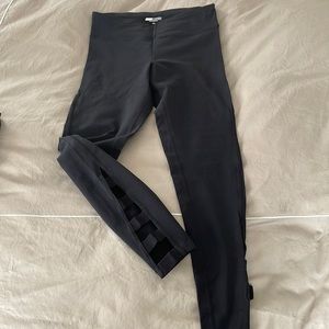 Express Core full length leggings with ankle cutouts